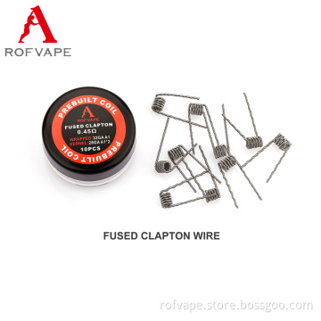 Rofvape Wholesale Risistance Wire Prebuilt coils Hot selling white bone rta